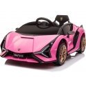 Lamborghini Sian 12V -sähköauto, pinkki Lamborghini Sian 12V -sähköauto, pinkki