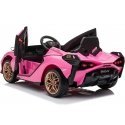Lamborghini Sian 12V -sähköauto, pinkki Lamborghini Sian 12V -sähköauto, pinkki