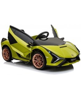 Lamborghini Pig 12V electric car, green