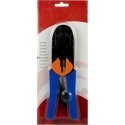Modular tool for 4/6/8-pin, with cutter / remover, metal / plastic DELTACOIMP blue / black / orange / VK-16 Modular tool for 4/6/8-pin, with cutter / remover, metal / plastic DELTACOIMP blue / black / orange / VK-16