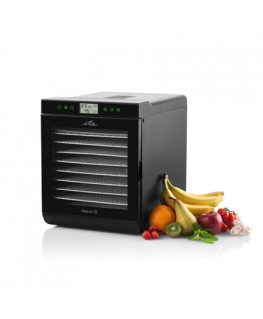 ETA Fruit dryer Vital Air II ETA230290000 Power 245 W, Number of trays 10, Temperature control, Integrated timer, Juodas