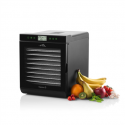 ETA Fruit dryer Vital Air II ETA230290000 Power 245 W, Number of trays 10, Temperature control, Integrated timer, Juodas ETA Fruit dryer Vital Air II ETA230290000 Power 245 W, Number of trays 10, Temperature control, Integrated timer, Juodas