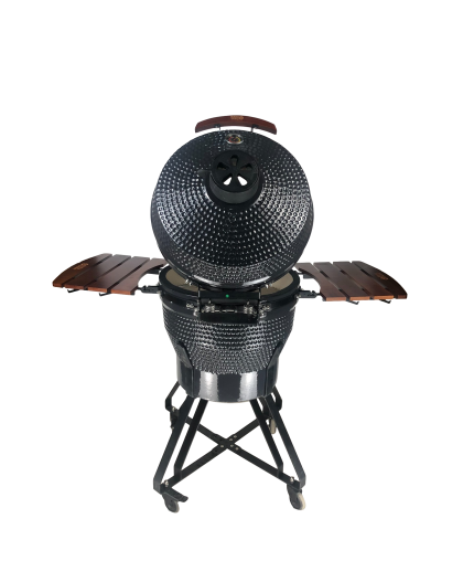 TunaBone Kamado Pro barbecue 22 ", size M, dark gray – 7
