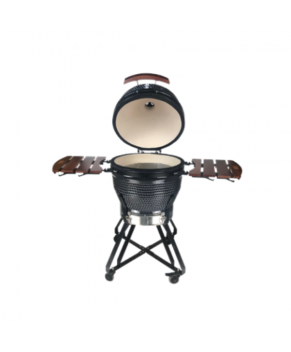 TunaBone Kamado Pro barbecue 22 ", size M, dark gray – 10