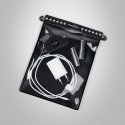 Hermetic dry bag maxi -kuivapussi, musta/läpinäkyvä, koko M Hermetic dry bag maxi -kuivapussi, musta/läpinäkyvä, koko M