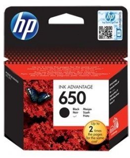 INK CARTRIDGE Juodas NO.650/6.5ML CZ101AE HP