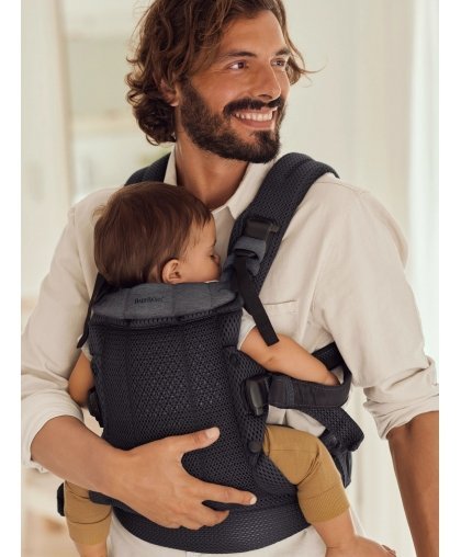 BabyBjorn BABYBJORN - Harmony 3D tinklinis nešiklis, antracitas – 10