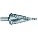Step drill Ø6-37 mm. spiral, uncovered.12 steps. Tivoly, in a blister Step drill Ø6-37 mm. spiral, uncovered.12 steps. Tivoly, in a blister