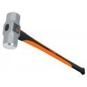 Truper Hammer with fiberglass handle. 91cm long, 5.5kg. Milled ends. Heavy-Duty Tool 16542