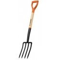Truper Garden fork 4-stubble with wooden handle 170X760mm. 11018