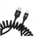 Tellur Data cable Extendable USB to Lightning 3A 1.8m black Tellur Data cable Extendable USB to Lightning 3A 1.8m black