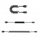 Tellur Data cable Extendable USB to Lightning 3A 1.8m black Tellur Data cable Extendable USB to Lightning 3A 1.8m black