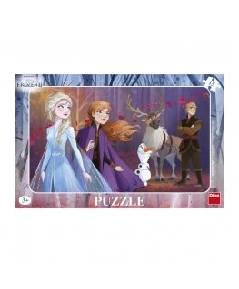 Dino small plate puzzle 15 pcs Snow Queen