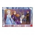 Dino small plate puzzle 15 pcs Snow Queen Dino small plate puzzle 15 pcs Snow Queen