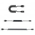 Tellur Data cable Extendable USB to Type-C 3A 1.8m black