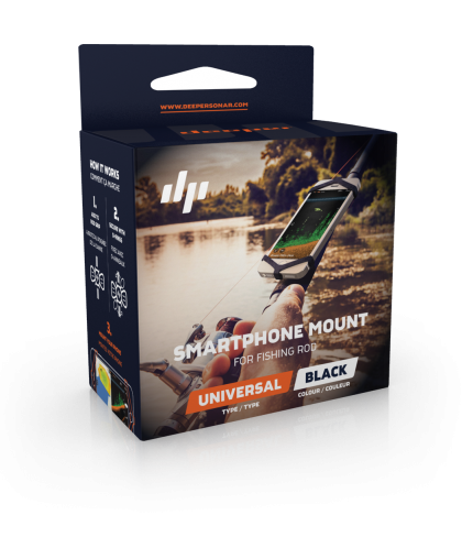 Deeper universal phone holder Black – 2