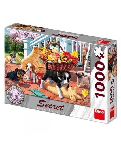 Dino cover puzzle 1000 pcs Puppies