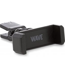 Wave Ventclip -autoteline, musta
