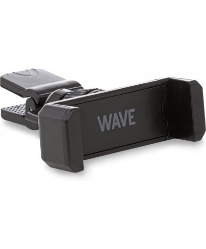 Wave Ventclip -autoteline, musta