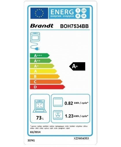 Integreeritav ahi Brandt BOH7532BB – 3