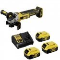 BATTERY 18V ANGLE GRINDER DEWALT DCG405P3 with 3 x 5Ah batteries and charger BATTERY 18V ANGLE GRINDER DEWALT DCG405P3 with 3 x 5Ah batteries and charger