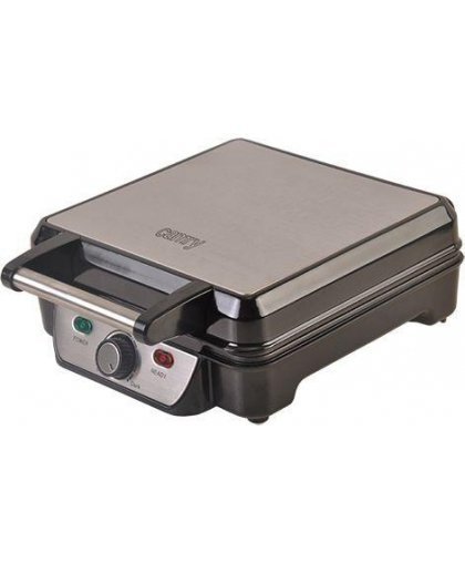 Camry Waffle CR 3025 1150 W, Number of pastry 4, Belgium, Black / Stainless Steel – 2