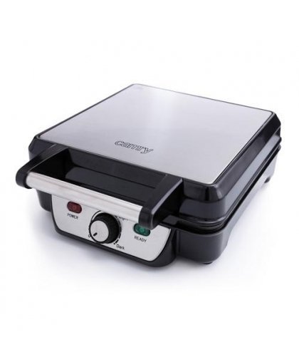 Camry Waffle CR 3025 1150 W, Number of pastry 4, Belgium, Black / Stainless Steel – 3