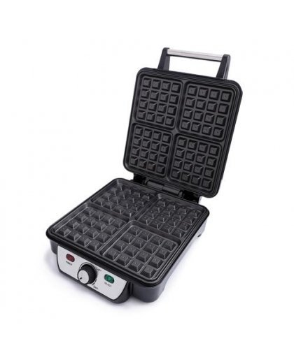 Camry Waffle CR 3025 1150 W, Number of pastry 4, Belgium, Black / Stainless Steel – 11
