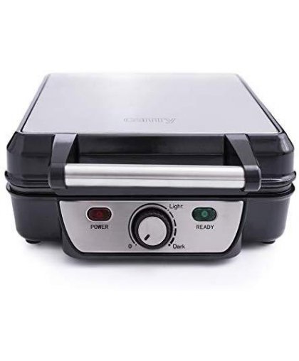 Camry Waffle CR 3025 1150 W, Number of pastry 4, Belgium, Black / Stainless Steel – 13