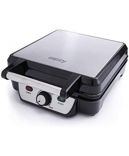 Camry Waffle CR 3025 1150 W, Number of pastry 4, Belgium, Black / Stainless Steel – 15