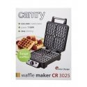 Camry Waffle CR 3025 1150 W, Number of pastry 4, Belgium, Black / Stainless Steel Camry Waffle CR 3025 1150 W, Number of pastry 4, Belgium, Black / Stainless Steel