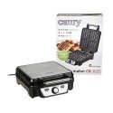 Camry Waffle CR 3025 1150 W, Number of pastry 4, Belgium, Black / Stainless Steel Camry Waffle CR 3025 1150 W, Number of pastry 4, Belgium, Black / Stainless Steel