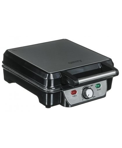 Camry Waffle CR 3025 1150 W, Number of pastry 4, Belgium, Black / Stainless Steel – 23