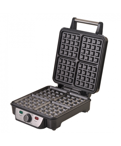 Camry Waffle CR 3025 1150 W, Number of pastry 4, Belgium, Black / Stainless Steel – 26