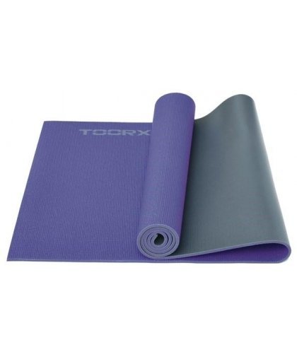 Toorx Yoga mat MAT-177 173x60x0,6 Purple / Gray