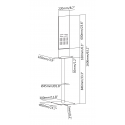 Universal floor stand for hand sanitizer dispenser DELTACO OFFICE black / DELO-0610 Universal floor stand for hand sanitizer dispenser DELTACO OFFICE black / DELO-0610