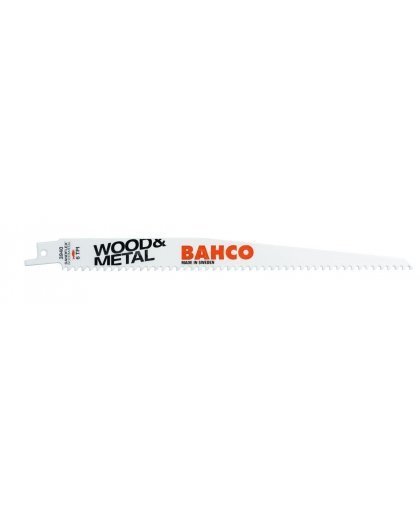 Bahco Straight saw blades Sandflex Bi-Metal 300mm * 1,3mm SL 6TPI, For wood and metal 5pcs