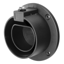 Holder for type 2 connector DELTACO e-Charge, protects against dirt, black / EV-5102 Holder for type 2 connector DELTACO e-Charge, protects against dirt, black / EV-5102