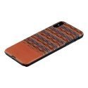 MAN&WOOD SmartPhone case iPhone XS Max browny check black