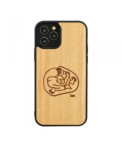 MAN&WOOD case for iPhone 12 Pro Max child with fish