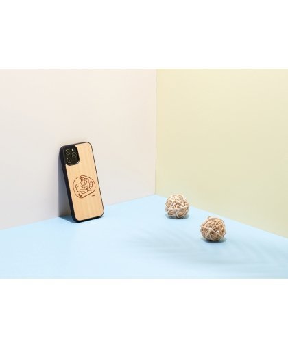 MAN&WOOD case for iPhone 12 Pro Max child with fish – 3
