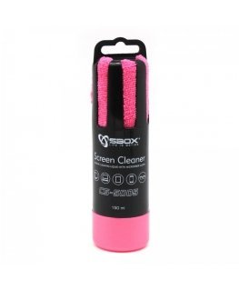 Sbox CS-5005P Screen Cleaner 150ml pink