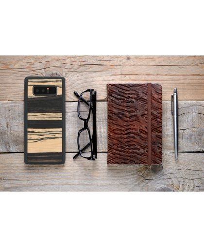 MAN&WOOD SmartPhone case Galaxy Note 8 white ebony black – 3