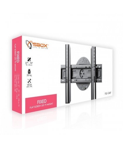 Sbox Fixed Flat Screen LED TV Mount 37"-70" 50kg PLB-1246F – 4
