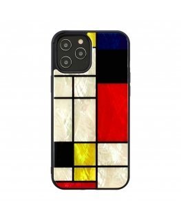 iKins case for Apple iPhone 12 Pro Max mondrian black