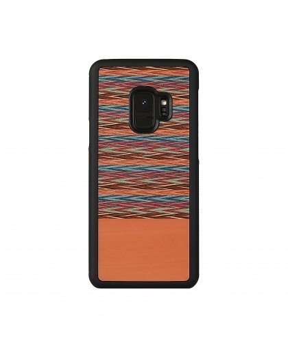 MAN&WOOD SmartPhone case Galaxy S9 browny check black