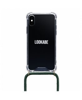 Lookabe Necklace iPhone X/Xs gold green loo013