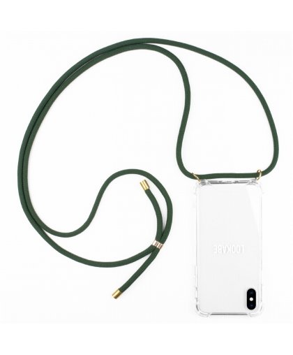Lookabe Necklace iPhone X/Xs gold green loo013 – 2
