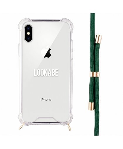 Lookabe Necklace iPhone X/Xs gold green loo013 – 5