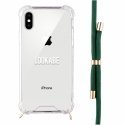 Lookabe Necklace iPhone X/Xs gold green loo013 Lookabe Necklace iPhone X/Xs gold green loo013